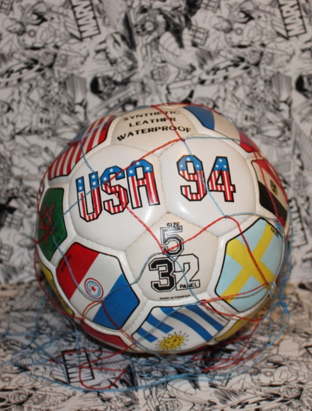 FIFA World Cup 1984 Rare Vtg Soccer Ball Synthetic Leather Waterproof Pakistani