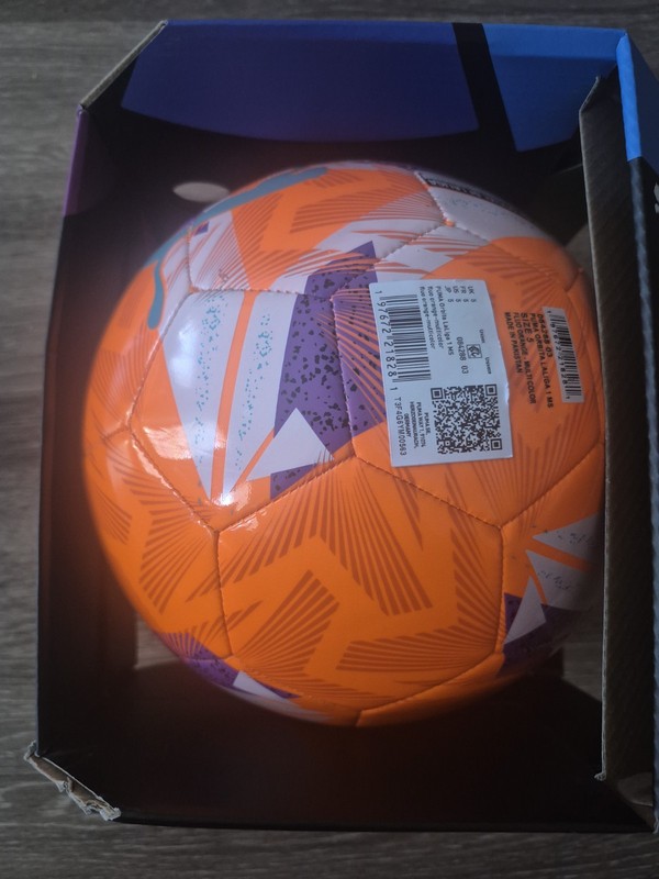 Puma Orbita LaLiga1 FIFA Quality Pro Football Soccer Ball Sports Size 5 Orange gallery