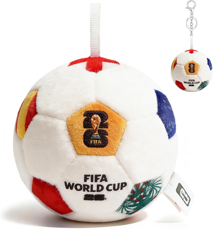 FIFA 2026 Mini Soccer Ball Plush Keychain Pillow 4.72 Inch