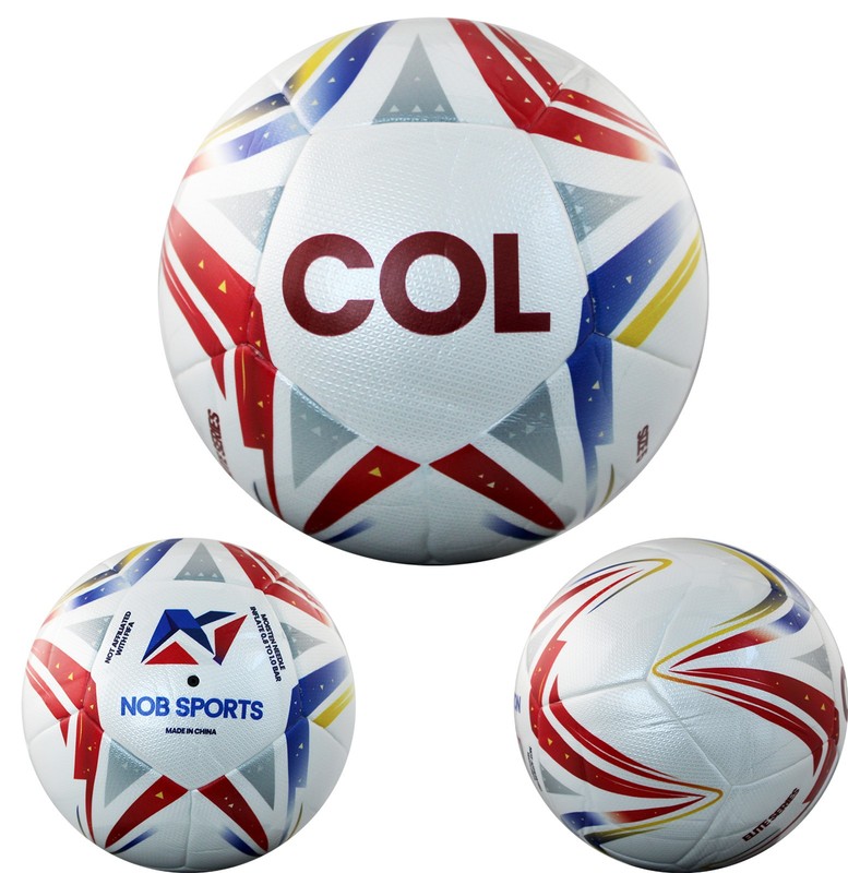 Size 5 Soccer Ball Colombia Flag Design Training Match Football PU Durable