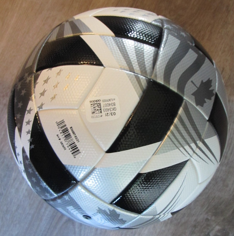 Adidas MLS Nativo League MatchBall replica White/Black NFHS Approved FIFAQuality gallery
