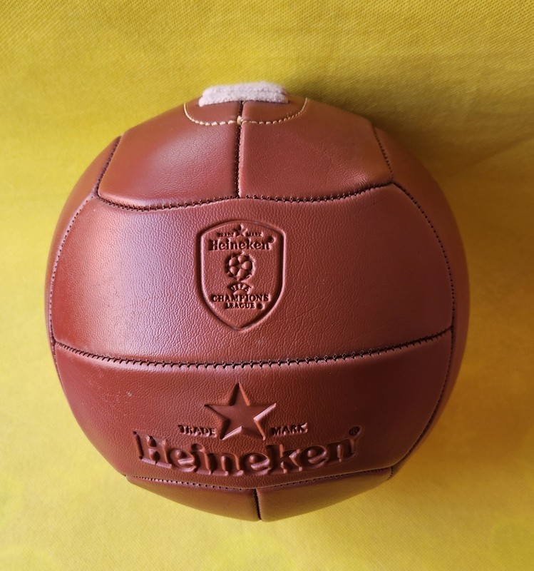 CHAMPIONS LEAGUE – HEINEKEN beer promo soccer size 5 Ball UNUSED vintage Style