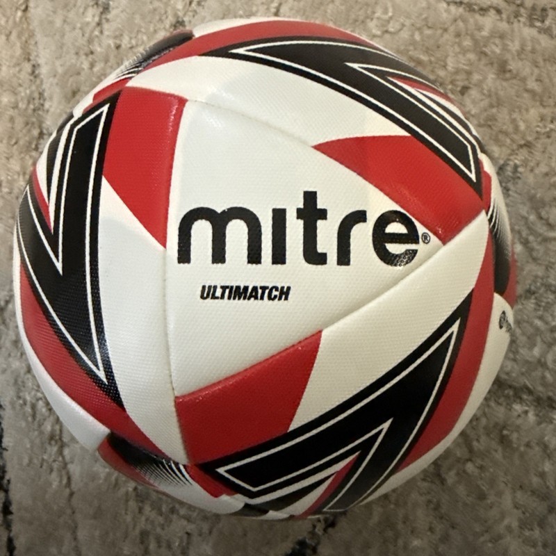 Mitre Ultimatch One Soccer Ball Size 5 Durable PU FIFA Certified Match Ball