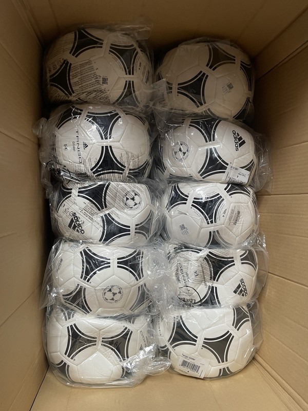 SOCCER BALL-ADIDAS-SIZE 4-TANGO-GLIDER-WHITE & BLACK IN COLOR-NEW-IN THE BOX-