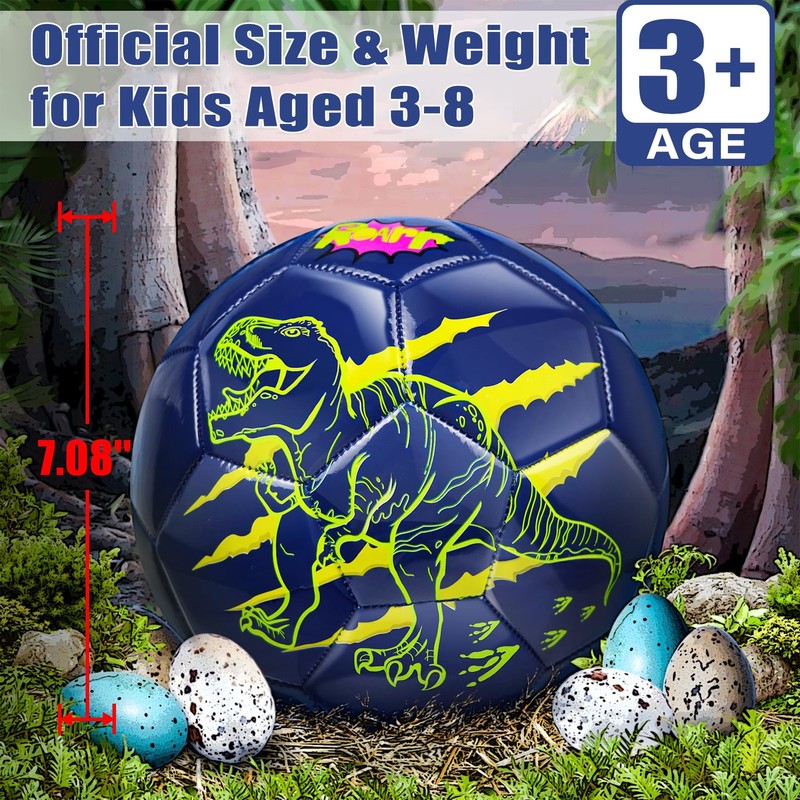 Size 3 Soccer Ball for Boys Kid Ages 3 4-6 6-8 Outdoors Indoor Sports Recreat... gallery