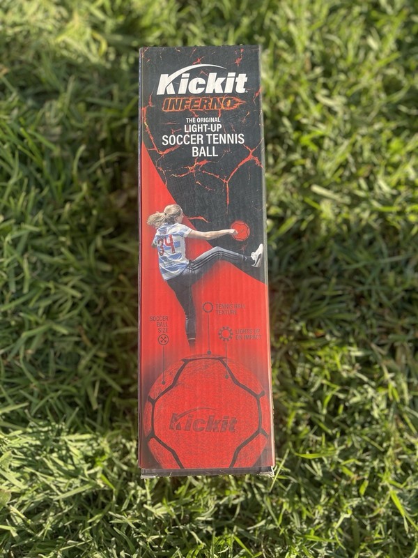 Kickit Soccer LED Light-Up Tennis Ball, Official Soft Lightweight Ball for Tr…