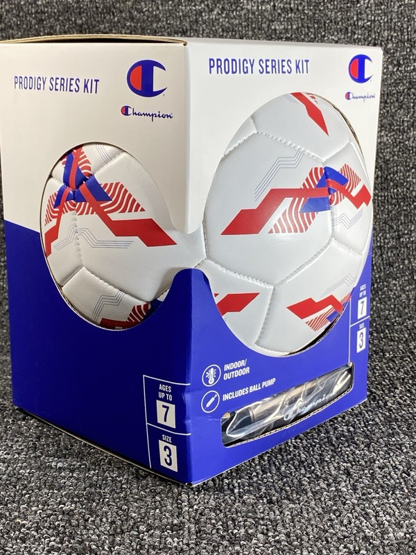 Champion Prodigy Series Kit Soccer Ball Size 3 Pump Included Indoor/Outdoor