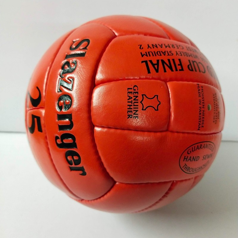 Slazenger 25 FIFA World Cup 1966 England Soccer Match Ball 100% Leather Size 5 gallery