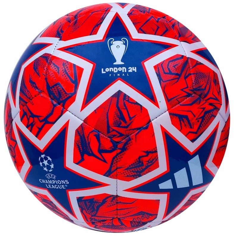Adidas Finale London 2024 Club Champions League Football Ball Training Red Blue