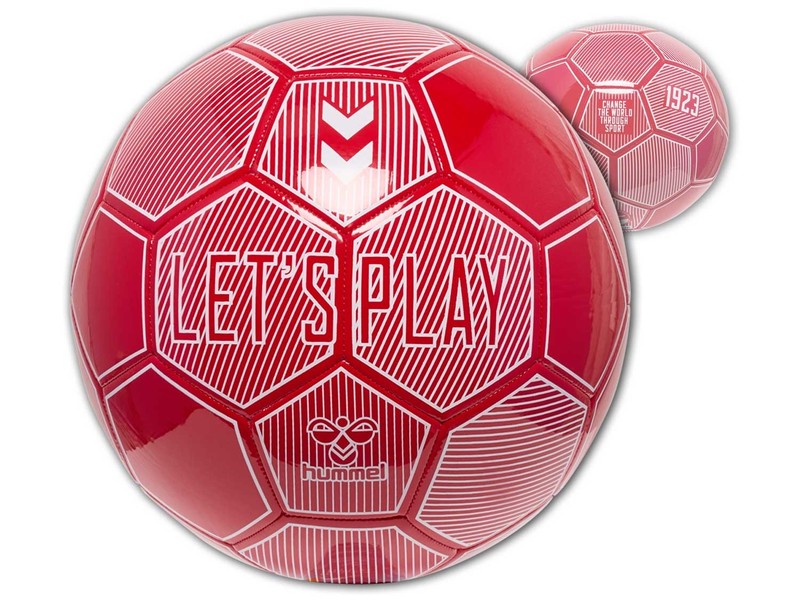 Hummel Denmark Soccer Size 5 Denmark Fan Ball Training Leisure Ball Red White