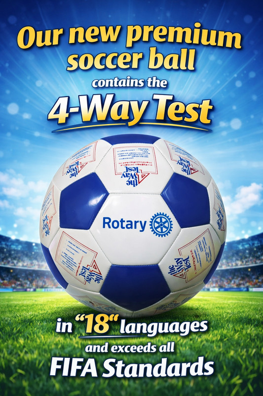 Rotary 4 Way Test Soccer Ball gallery