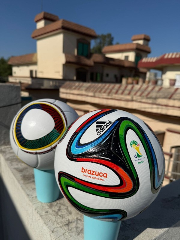 Adidas Brazuca 2014 + Jabulani 2010 Match Soccer Balls – Size 5 USA