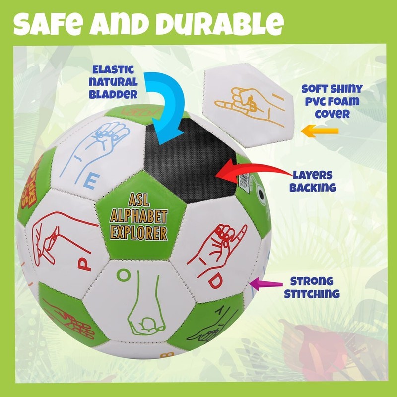 Children's Learning Development Soccer Ball American Sign Language Explorer 3 gallery