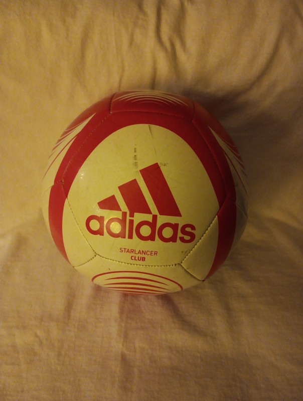 ADIDAS Pink And White STARLANCER CLUB Size 3 SOCCER BALL