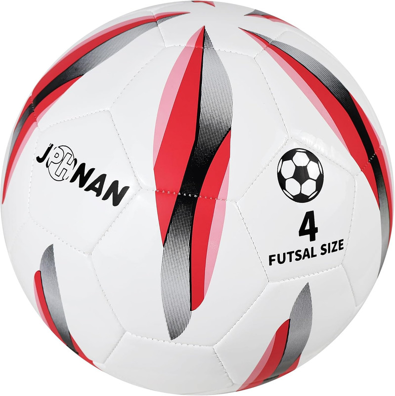 Low Bounce Futsal Ball Size 4, Professional Indoor Soccer Ball with Reinforced S